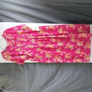 NEW Studio Ease Woman Plus 22W Dress Floral Maxi